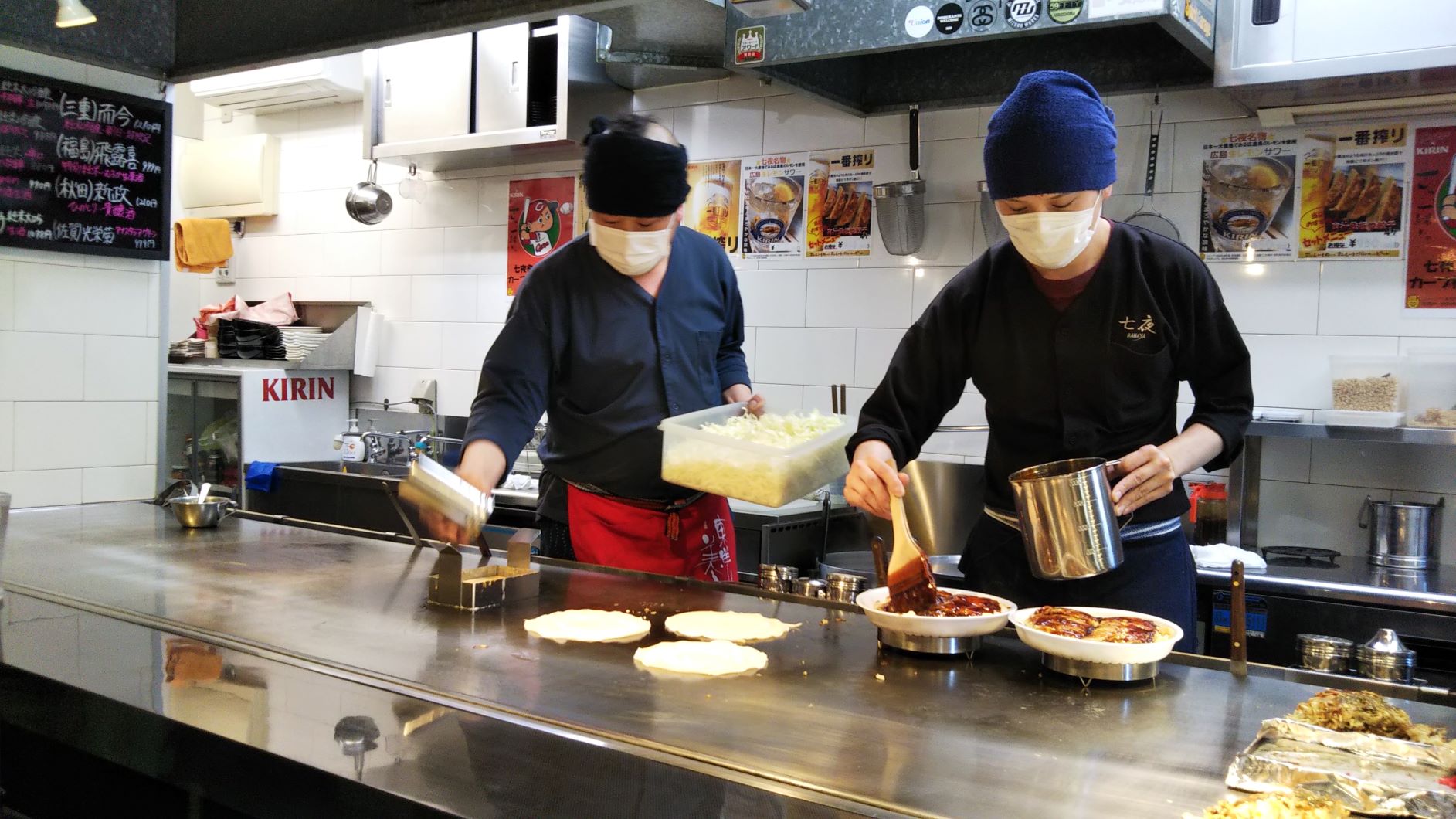 春日部市,七夜,okonomiyaki